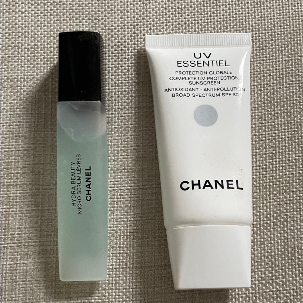 CHANEL White UV Essentiel Sunscreen & Hydra Beauty Serum
